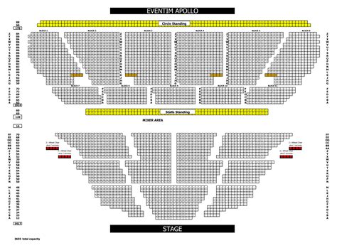 apollo theatre london seating plan|Eventim Apollo London Seating Plan & Seat View Photos .
